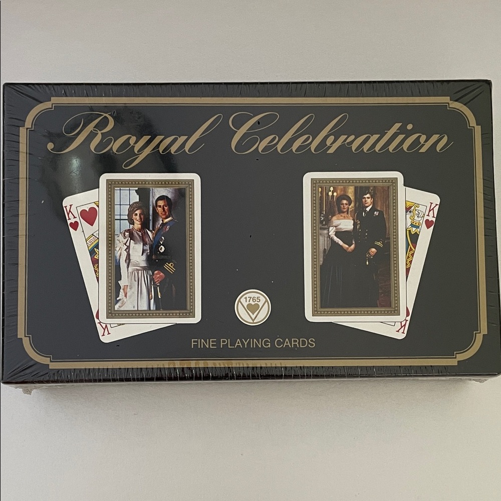 Royal Celebration Playing Cards Charles, Diana, Andrew, Sarah